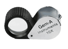 Gem-A 10x Loupe, with rubber grip -0