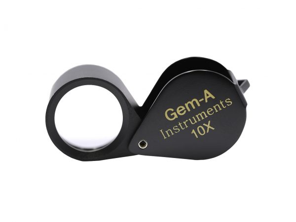 Gem-A 10x Triplet Loupe, with black finish-0