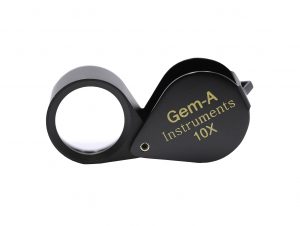Gem-A 10x Triplet Loupe, with black finish