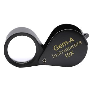 Gem-A 10x Triplet Loupe, with black finish-0