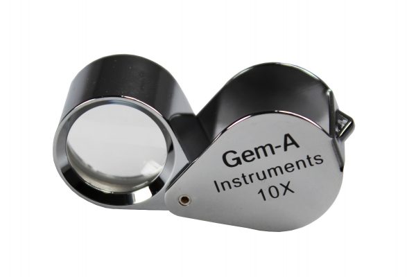 Gem-A 10x Triplet Loupe, with chrome finish-0