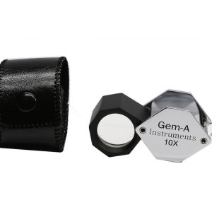 Gem-A 10x Hexagonal Loupe, with chrome finish-328