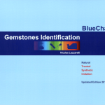 Gemstones Identification: Blue Chart by Hervé Nicolas Lazzarelli