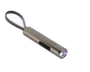 Long Wave UV Keyring with White LED