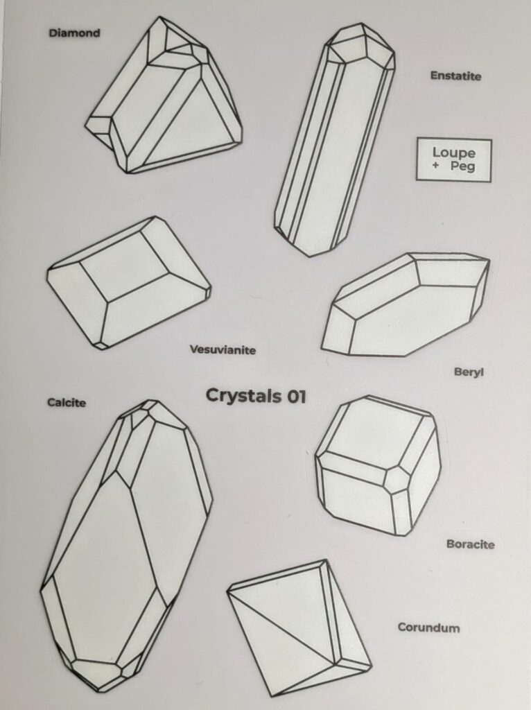 Crystal Sticker Sheet