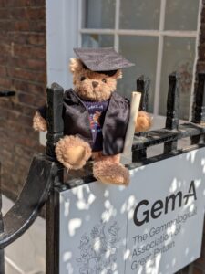 Barnett Bear Graduation Outfit