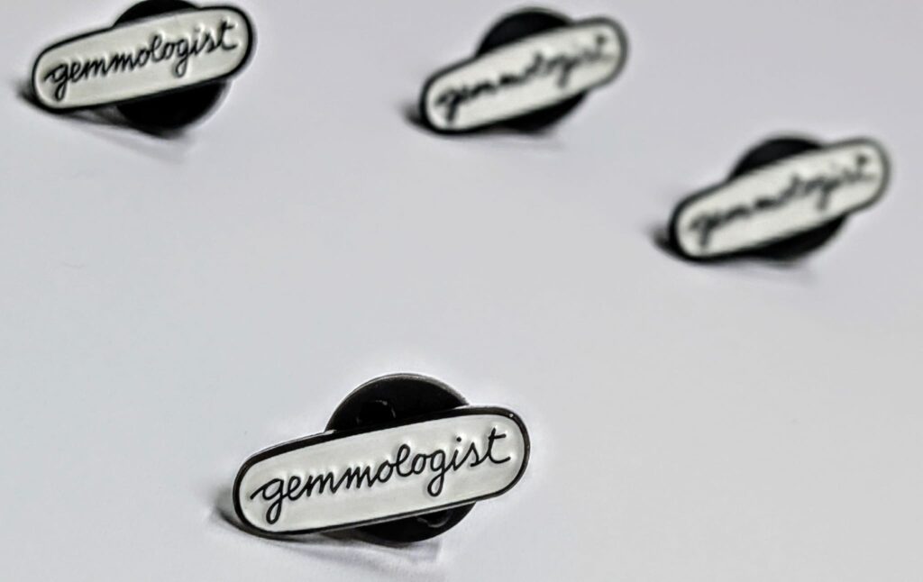 'gemmologist' Enamel Pin