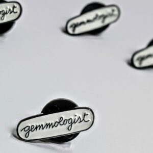 'gemmologist' Enamel Pin